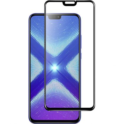 Защитное стекло Full screen PowerPlant для Honor 8X, Black