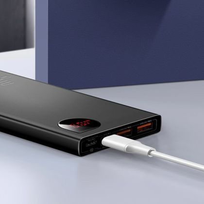 Повербанк Baseus PPAD 000001 Adaman Metal QC 22.5W 10000 mAh Black