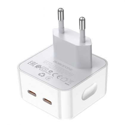Сетевое Зарядное Устройство Borofone BA76A Source PD/QC 35W Белый