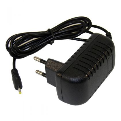 Блок питания/Адаптер AC-DC 12V 2A 5.5x2.5(2.1)mm | Для ИБП, тюнера, камеры, ресивера и устройств с питанием DC 12V до 2A | Black