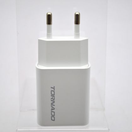 Зарядное устройство 2in1 Tornado TD-14 1USB Type-C White