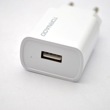 Зарядное устройство 2in1 Tornado TD-14 1USB Type-C White