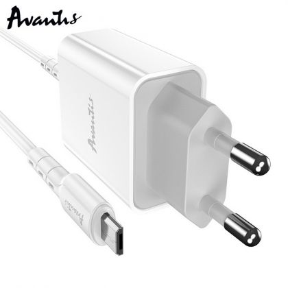 Зарядное устройство Avantis A825 1USB Micro White