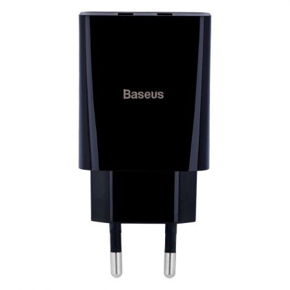 Зарядное устройство Baseus 2 USB 10.5W 2A CCFS-R Black