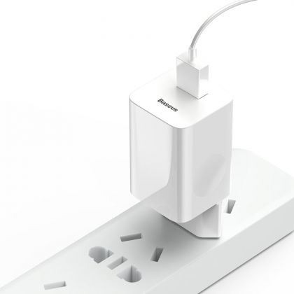 Зарядное устройство Baseus QC 3.0A CCALL-BX-02 White