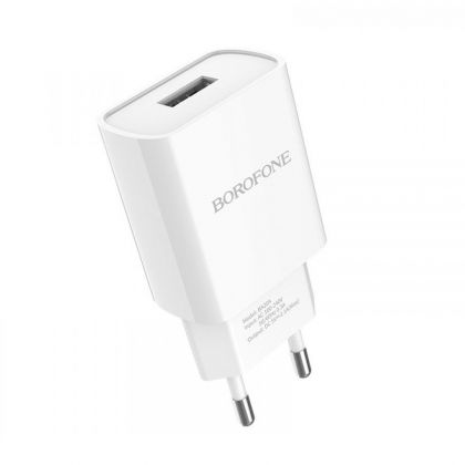 Зарядное устройство Borofone BA20A Type-C 1USB 2.1A White