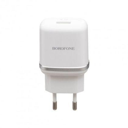 Зарядное устройство Borofone BA36A Type-C QC3.0 White