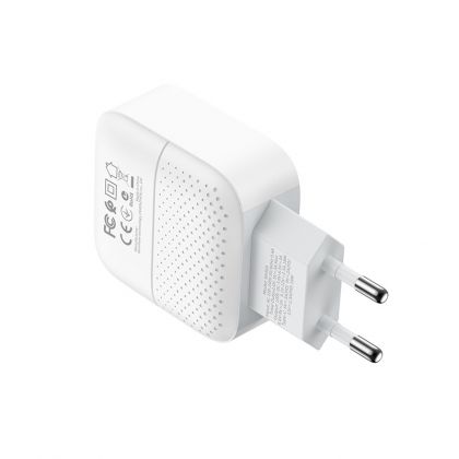 Зарядное устройство Borofone BA46A PD+QC3.0 1USB/3A White