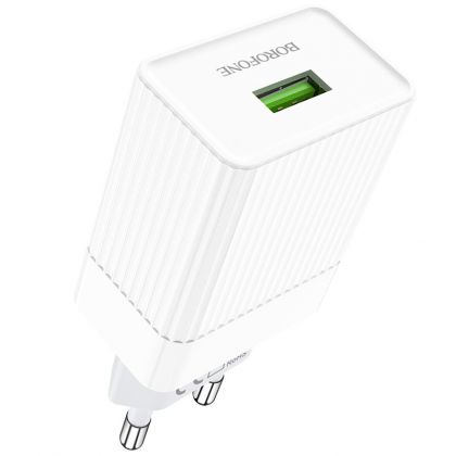 Зарядное устройство Borofone BA47A QC3.0 1USB/3A White