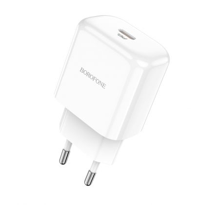Зарядное устройство Borofone BN3 Premium PD 20W QC3.0 White