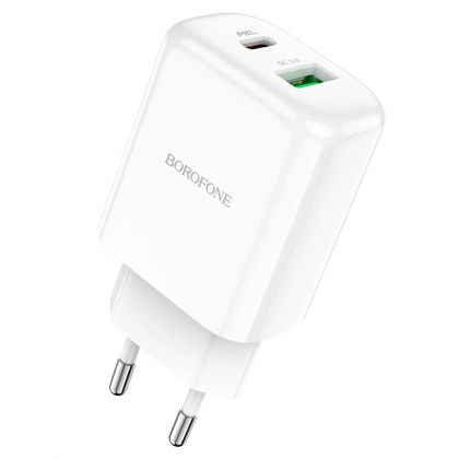Зарядное устройство Borofone BN4 PD 20W QC3.0 White