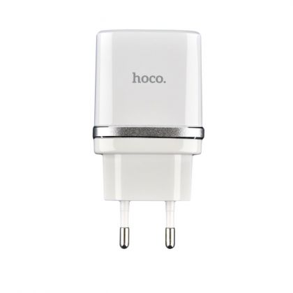Зарядное устройство Hoco C12Q QC 3.0 18W + Micro Cable  White