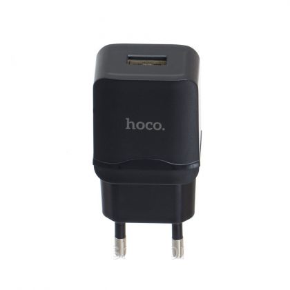 Зарядное устройство Hoco C27A (1USB/ 2.4A) Black