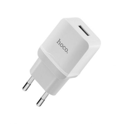 Зарядное устройство Hoco C27A (1USB/ 2.4A) White