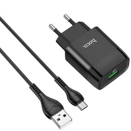 Зарядное устройство Hoco C72A Micro 2.1A Black