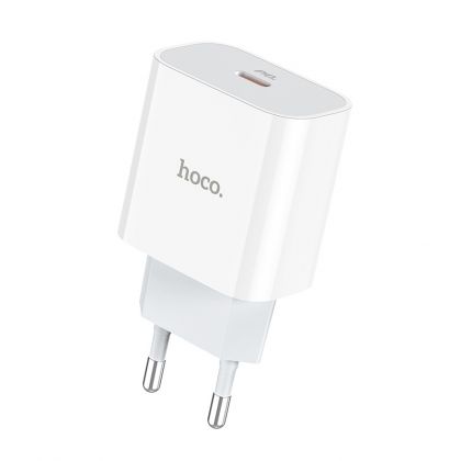 Зарядное устройство Hoco C76A Plus PD 20W Type-C to Lightning 3A White