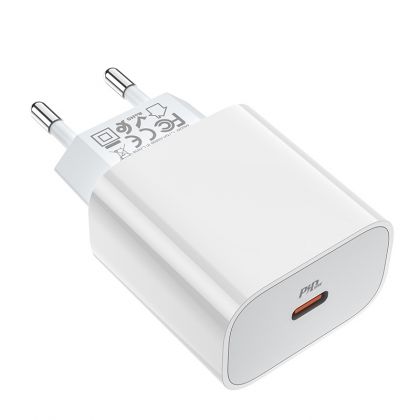 Зарядное устройство Hoco C76A Plus PD 20W Type-C to Lightning 3A White