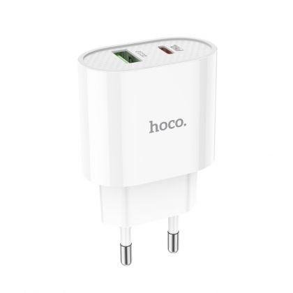 Зарядное устройство Hoco C95A Lineal PD 20W+QC3.0 White
