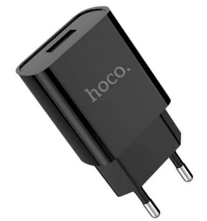 Зарядное устройство Hoco DC20A (1USB/ 2.1A) Black