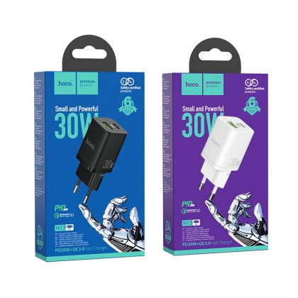 Зарядное устройство Hoco N13 PD QC3.0 30W White