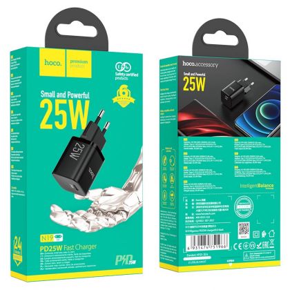 Зарядное устройство Hoco N19 Rigorous PD25W Black