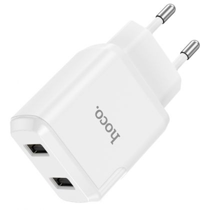 Зарядное устройство Hoco N7 (2USB/ 2.1A) + Cable Micro USB White