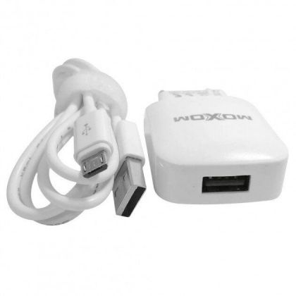 Зарядное устройство Moxom KH-06 Micro White