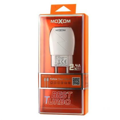 Зарядное устройство Moxom KH-06 Micro White