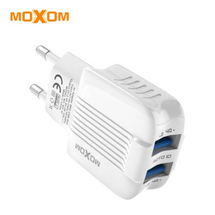 Зарядное устройство Moxom KH-47 Micro 2USB White