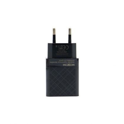 Зарядное устройство Moxom MX-HC22 2.4A 2USB + Cable Lightning Black