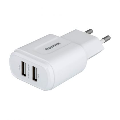 Зарядное устройство Remax RP-U22 2USB 2.4A Micro White