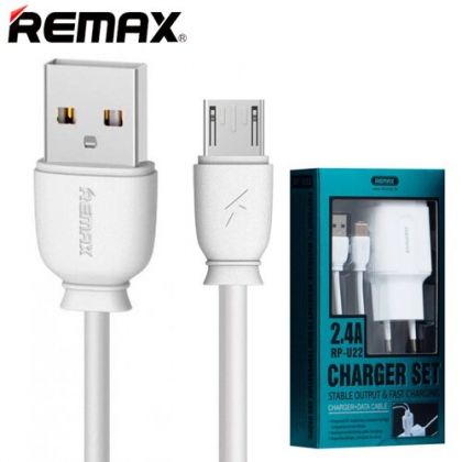 Зарядное устройство Remax RP-U22 2USB 2.4A Micro White