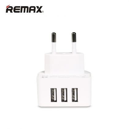Зарядное устройство Remax RP-U32-EU (3USB/ 2.4A) White