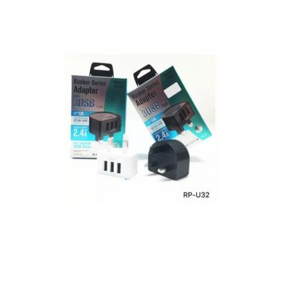 Зарядное устройство Remax RP-U32-EU (3USB/ 2.4A) White