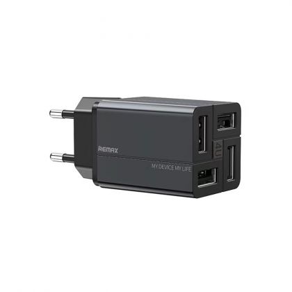 Зарядное устройство Remax RP-U43 4 USB 3.4A Black