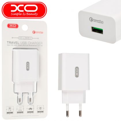 Зарядное устройство XO L36 QC3.0 White