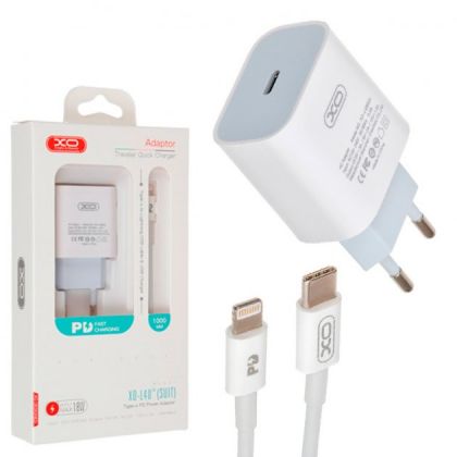 Зарядное устройство XO L40 PD Type-C to Lightning White