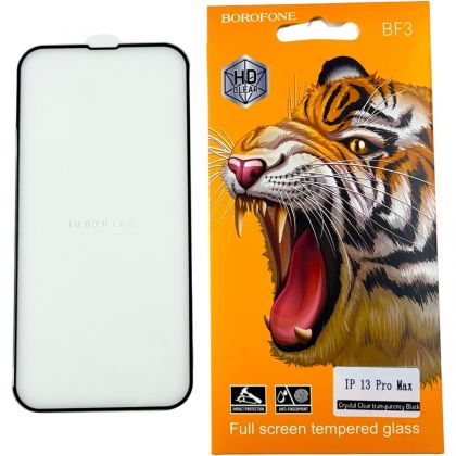 Защитное стекло Borofone BF3 HD for Apple Iphone 13 Pro Max/14 Plus Чёрный