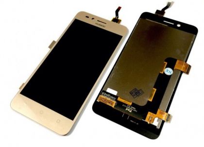 Дисплей (LCD) Huawei Y3 II 2016/ LUA-U03/ U22/ U23/ L03/ L13/ L23 с сенсором золотой (версия 3G)