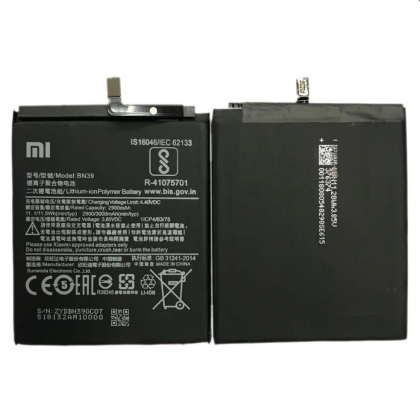 Батарея для Xiaomi BN39 (Mi Play) M1901F9E 3000 mAh /Original PRC/ 12 мес. гарантии