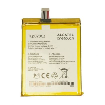 Батарея для Alcatel One Touch Idol X 6040D (TLp020C2) /Original PRC/ 12 мес. гарантии