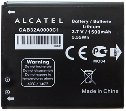 Батарея для Alcatel OT916 (CAB32A0000C1, CAB32A0000C2) /Original PRC/ 12 мес. гарантии