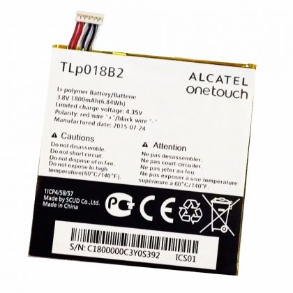 Батарея для Alcatel TLP018B2, 6030 /Original/ 12 мес. гарантии