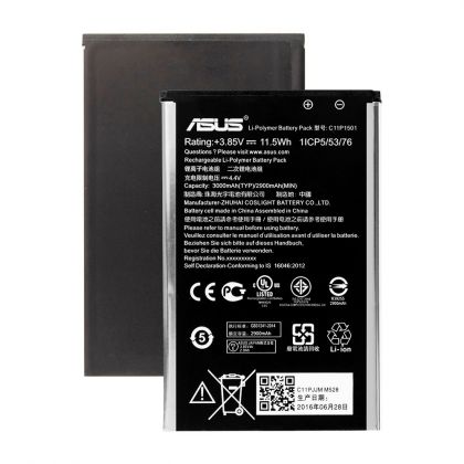 Батарея для Asus C11P1501 ZenFone 2 Laser ZE550KL ZE600KL ZE601KL ZenFone Selfie ZD551KL 3000 mAh /Original/ 12 мес. гарантии