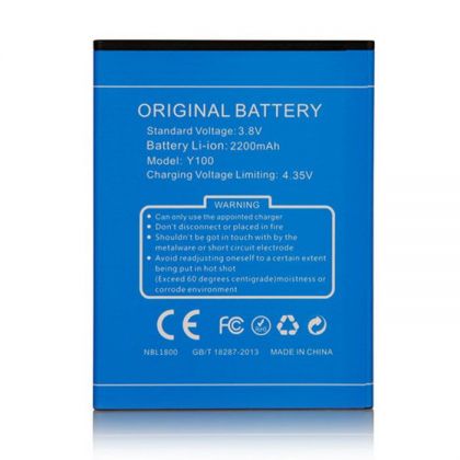 Батарея для Doogee Y100 / Y100 Pro 2200 mAh /Original PRC/ 12 мес. гарантии (НЕ подходит на Y100X)