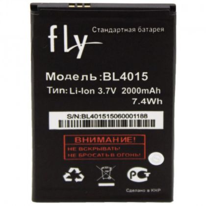 Батарея для Fly BL4015 (IQ440) /Original PRC/ 12 мес. гарантии