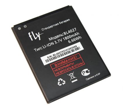 Батарея для Fly BL4027 / IQ4410 /Original/ 12 мес. гарантии