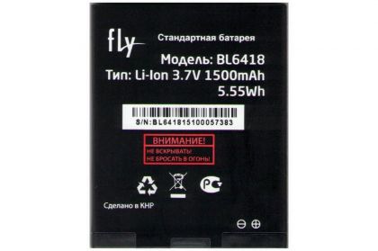 Батарея для Fly BL6418 / FS403 /Original PRC/ 12 мес. гарантии