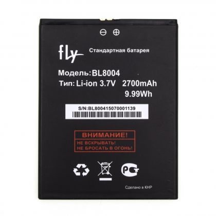 Батарея для Fly BL8004 / IQ4503 Quad /Original/ 12 мес. гарантии