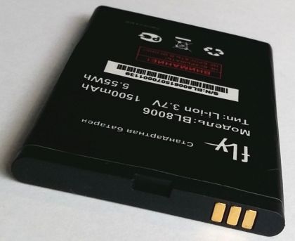 Батарея для Fly BL8006 (DS133) /Original PRC/ 12 мес. гарантии